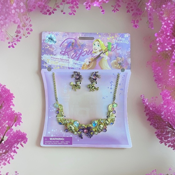 NWT Disney Princess Rapunzel Costume Jewelry Set - Picture 1 of 9